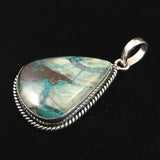 クォンタムクアトロシリカ　33mmペアシェイプ ペンダントトップ　15.4g (ID:86955)