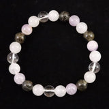 H&E社 フェナカイト クリアライト (AZOZEO) 8mm玉ブレスレット 証明書付 17.5g (ID:86985)