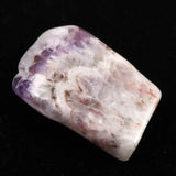 H&E社 サウラライトアゼツライト  (AZOZEO) アメジスト共生 タンブル 証明書付 10.8g (ID:87015)