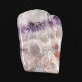 H&E社 サウラライトアゼツライト  (AZOZEO) アメジスト共生 タンブル 証明書付 10.8g (ID:87015)