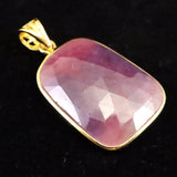 バイカラー サファイア 25ｍｍ ペンダントトップ 5.6g (ID:87231)