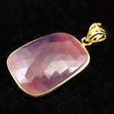 バイカラー サファイア 25ｍｍ ペンダントトップ 5.6g (ID:87231)