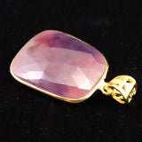 バイカラー サファイア 25ｍｍ ペンダントトップ 5.6g (ID:87231)