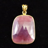 バイカラー サファイア 25ｍｍ ペンダントトップ 5.6g (ID:87231)