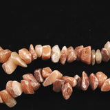 H&E社 ローダゼツ ピンクアゼツライト(AZOZEO) ナゲットネックレス 証明書付 82.3g  (ID:87396)