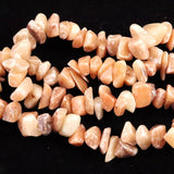 H&E社 ローダゼツ ピンクアゼツライト(AZOZEO) ナゲットネックレス 証明書付 82.3g  (ID:87396)