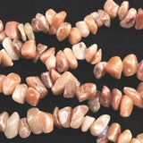 H&E社 ローダゼツ ピンクアゼツライト(AZOZEO) ナゲットネックレス 証明書付 82.3g  (ID:87396)