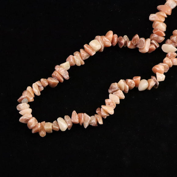 H&E社 ローダゼツ ピンクアゼツライト(AZOZEO) ナゲットネックレス 証明書付 82.3g  (ID:87396)