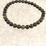 ノルウェー産 フェナカイト 6mm玉ブレスレット ディレクトリカード付 9.4g (ID:87432)