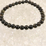 ノルウェー産 フェナカイト 6mm玉ブレスレット ディレクトリカード付 9.4g (ID:87432)