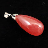 インカローズ　28mmドロップ型 ペンダントトップ　8.7g (ID:87463)