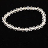 H&E社 サチャマニクォーツ　6mmブレスレット 証明書付 10.3g (ID:87583)