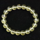 ブラジル産 レモンクォーツ AAA 10mm玉ブレスレット 26.5g (ID:87646)