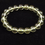 ブラジル産 レモンクォーツ AAA 10mm玉ブレスレット 26.5g (ID:87646)