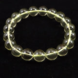 ブラジル産 レモンクォーツ AAA 10mm玉ブレスレット 26.5g (ID:87646)