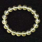 ブラジル産 レモンクォーツ AAA 10mm玉ブレスレット 26.5g (ID:87646)