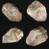 リチウムクォーツ 44mm原石 磨き 49.2g (ID:88160)