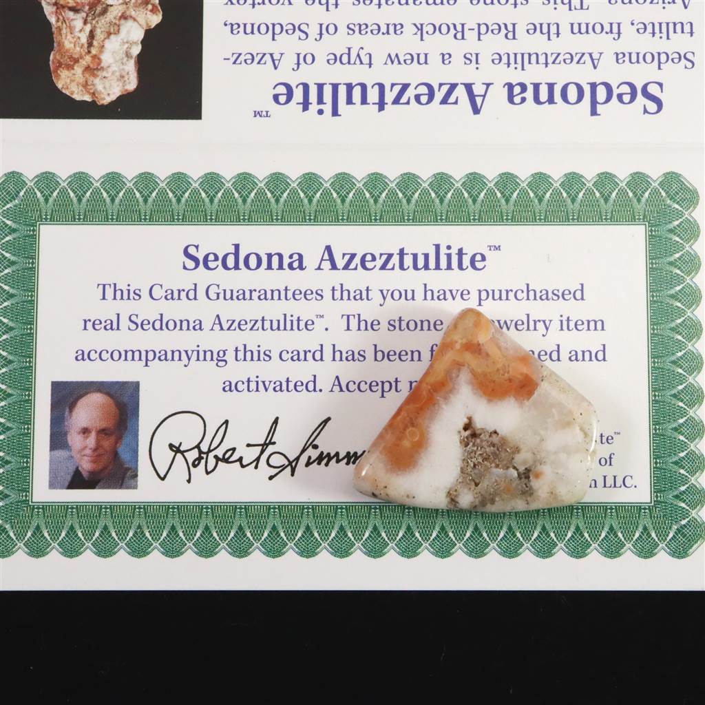H&E社 セドナ アゼツライト(AZOZEO) タンブル 証明書付 5.9g (ID:88185