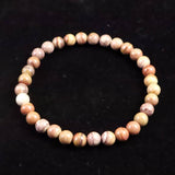 H&E社 ラディアンスジャスパー　6mm ブレスレット 8.6g (ID:88513)