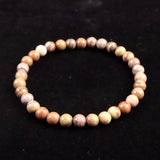 H&E社 ラディアンスジャスパー　6mm ブレスレット 8.6g (ID:88513)