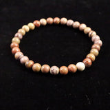 H&E社 ラディアンスジャスパー　6mm ブレスレット 8.6g (ID:88513)