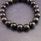 グリーンランド産 ヌーマイト STグレード 10mm玉 ブレスレット 34.1g  (ID:88642)