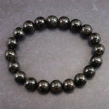 グリーンランド産 ヌーマイト STグレード 10mm玉 ブレスレット 34.1g  (ID:88642)