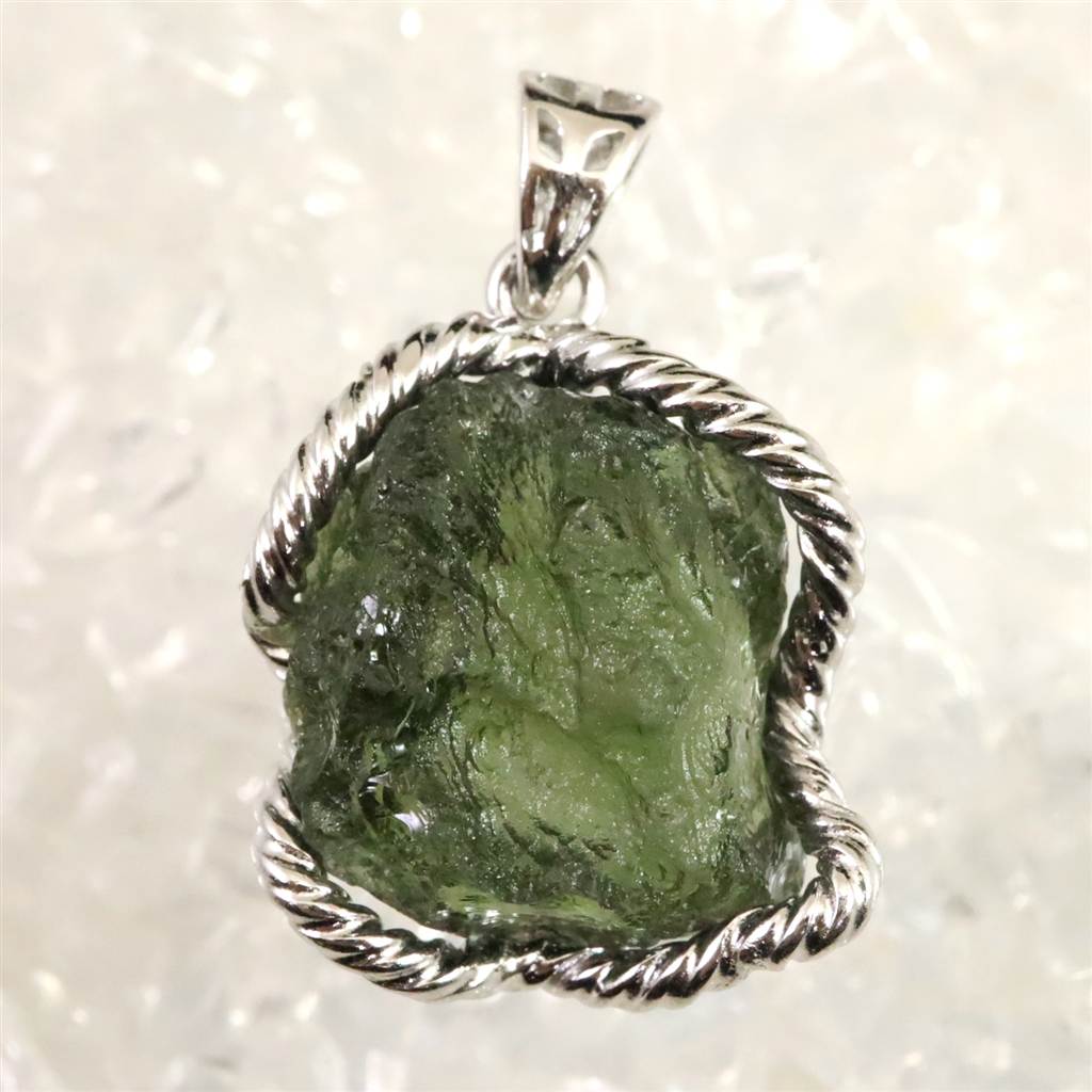 モルダバイト原石ペンダントトップ | 榎本通商