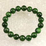 クロムダイオプサイド 11mm玉ブレスレット 43.5g (ID:88893)