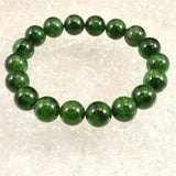 クロムダイオプサイド 11mm玉ブレスレット 43.5g (ID:88893)