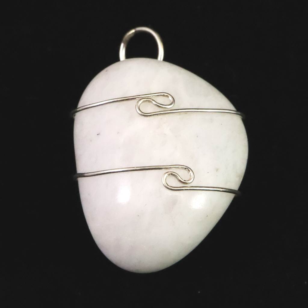 ホワイト）アゼツライトペンダントトップ | 榎本通商