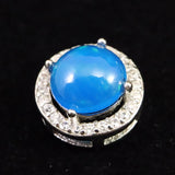 プレシャスオパール 7.5mm コイン ペンダントトップ type.B (ID:89280)