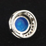 プレシャスオパール 7.5mm コイン ペンダントトップ type.B (ID:89280)