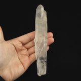 高千穂天岩戸水晶 AAA 162mm原石 貫入 レコードキーパー ディレクトリーカード付 142.0g (ID:89287)