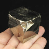 スペイン産 パイライト 黄鉄鉱  33mmキューブ 164.0g (ID:89372)