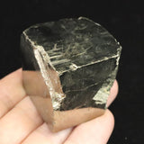 スペイン産 パイライト 黄鉄鉱  33mmキューブ 164.0g (ID:89372)