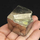 スペイン産 パイライト 黄鉄鉱  33mmキューブ 164.0g (ID:89372)