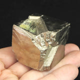 スペイン産 パイライト 黄鉄鉱  33mmキューブ 164.0g (ID:89372)