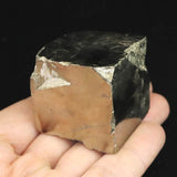 スペイン産 パイライト 黄鉄鉱  33mmキューブ 164.0g (ID:89372)