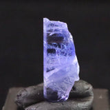 タンザナイト 非加熱 14.7mm原石 結晶 2.49ct  (ID:89423)