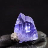 タンザナイト 非加熱 7.4mm原石 結晶 1.68ct  (ID:89576)