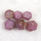 パキスタン産 ルビー 結晶 原石 蛍光 6個セット　3.5ｇ (ID:89678)