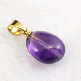 アメジスト ウルグアイ産 タンブル ペンダントトップ 1.11g (ID:89891)