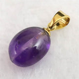 アメジスト ウルグアイ産 タンブル ペンダントトップ 1.11g (ID:89891)