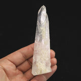 高千穂天岩戸水晶 AAA 105mm原石 レコードキーパー ディレクトリーカード付 70.3g (ID:89914)