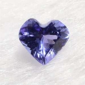 タンザナイト 5.9mmハート ファセットカット ルース 0.53ct (ID:89915) | 榎本通商