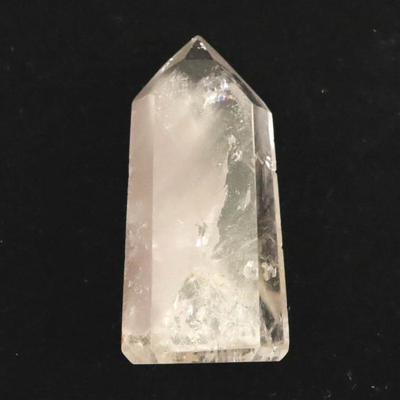 リチウムクォーツ 42mm原石 磨き 17.2g (ID:89953)