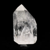 マニフェストクォーツ　貫入水晶　クォーツインクォーツ 76mm ポイント原石 磨き 175g (ID:90043)