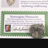 H&E社 ノルウェー産 フェナカイト 24mm 原石 証明書付 10.4g (ID:90154)