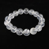 マダガスカル産 エンジェルラダークォーツ  11.5mm玉ブレスレット 36.6ｇ (ID:90170)